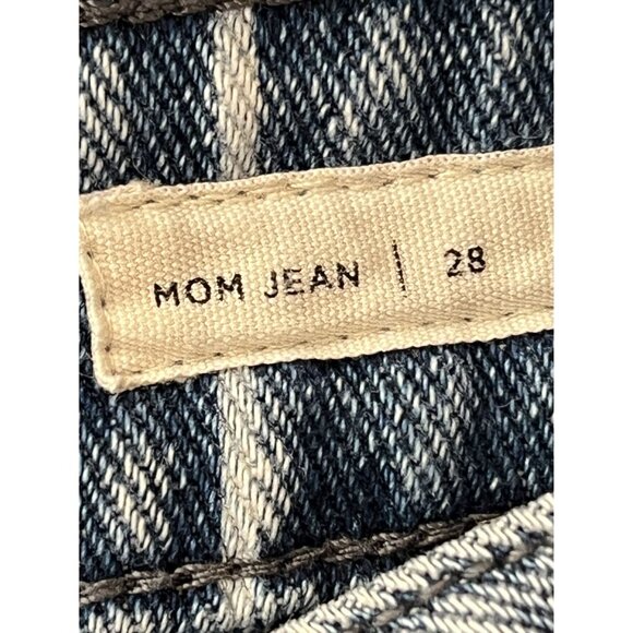 PacSun Women's‎ Striped Mom Jeans Size 28, Blue & White Denim - Picture 6 of 8